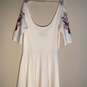 White casual dress